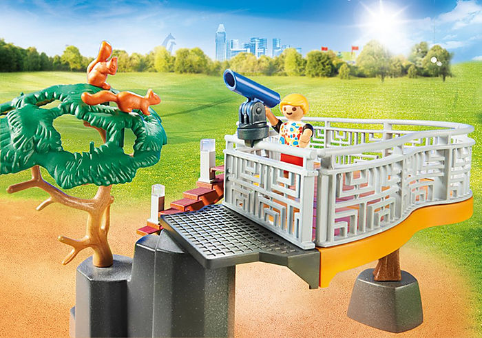 Playmobil Family Fun Outdoor Lion Enclosure