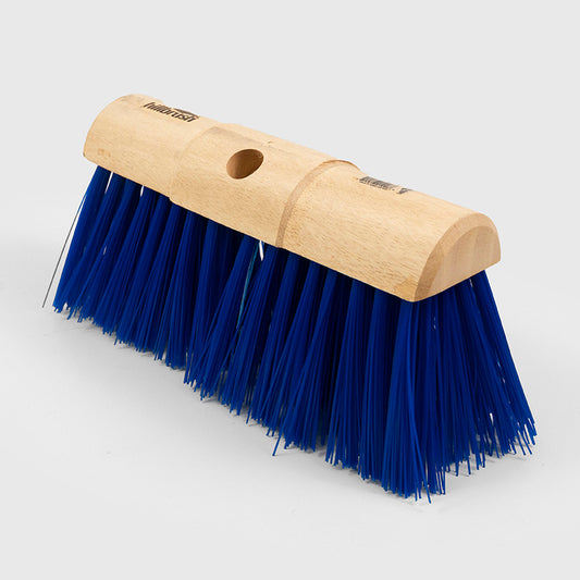 Hillbrush Industrial Stiff 330mm Yard Broom Blue