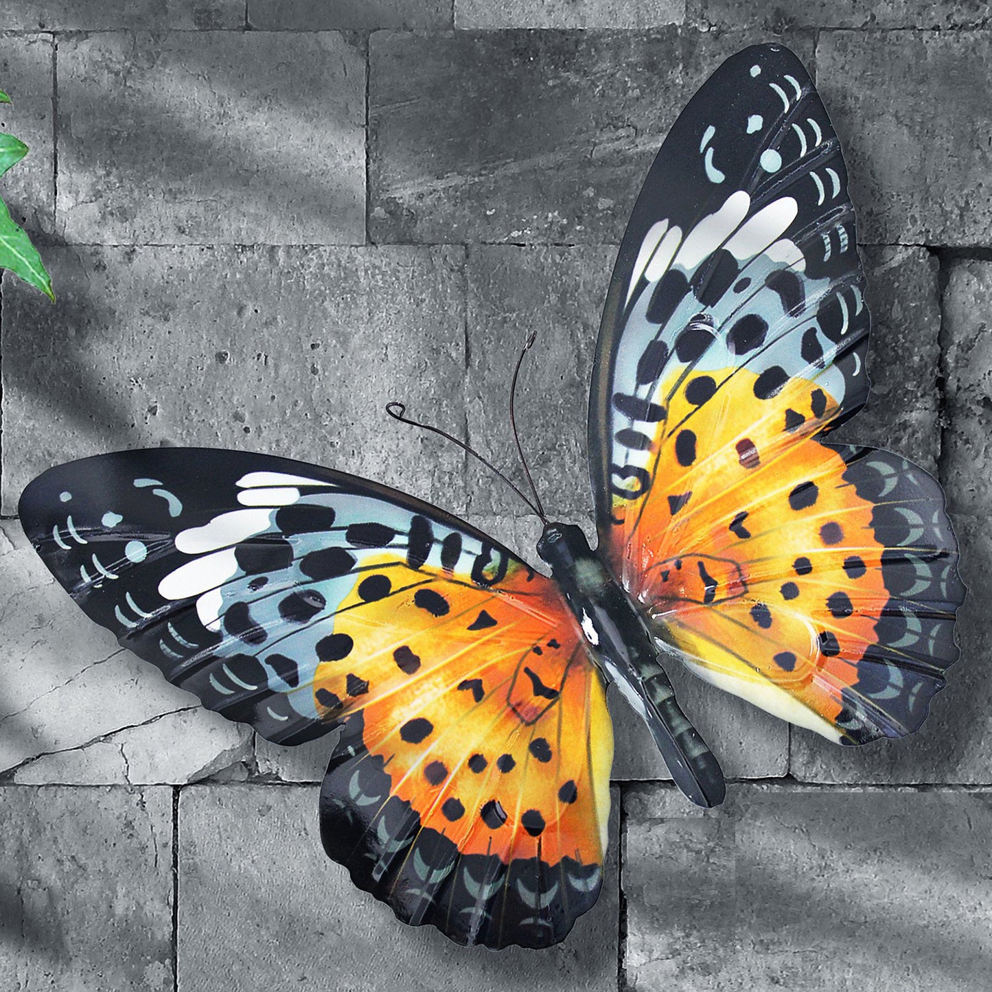 Primus Large Metal Butterfly Orange & Black