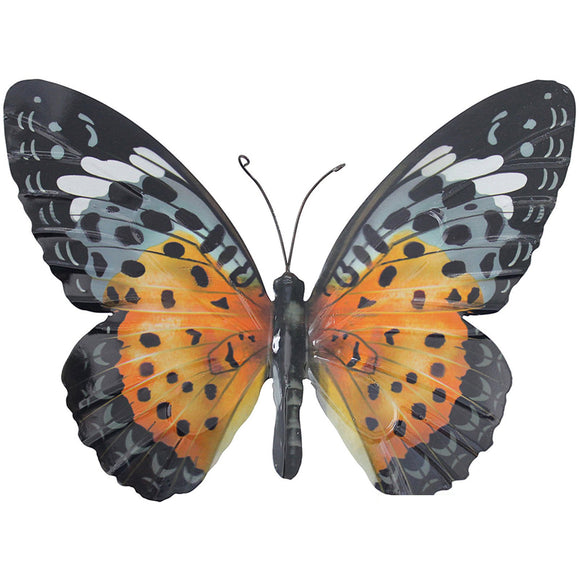 Primus Large Metal Butterfly Orange & Black