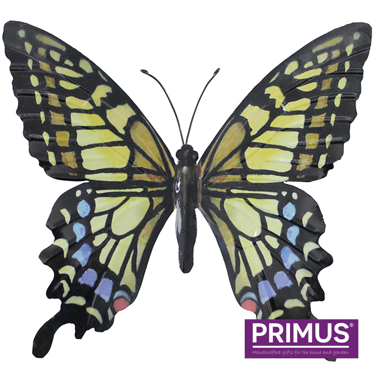 Primus Large Metal Butterfly Blue & Black