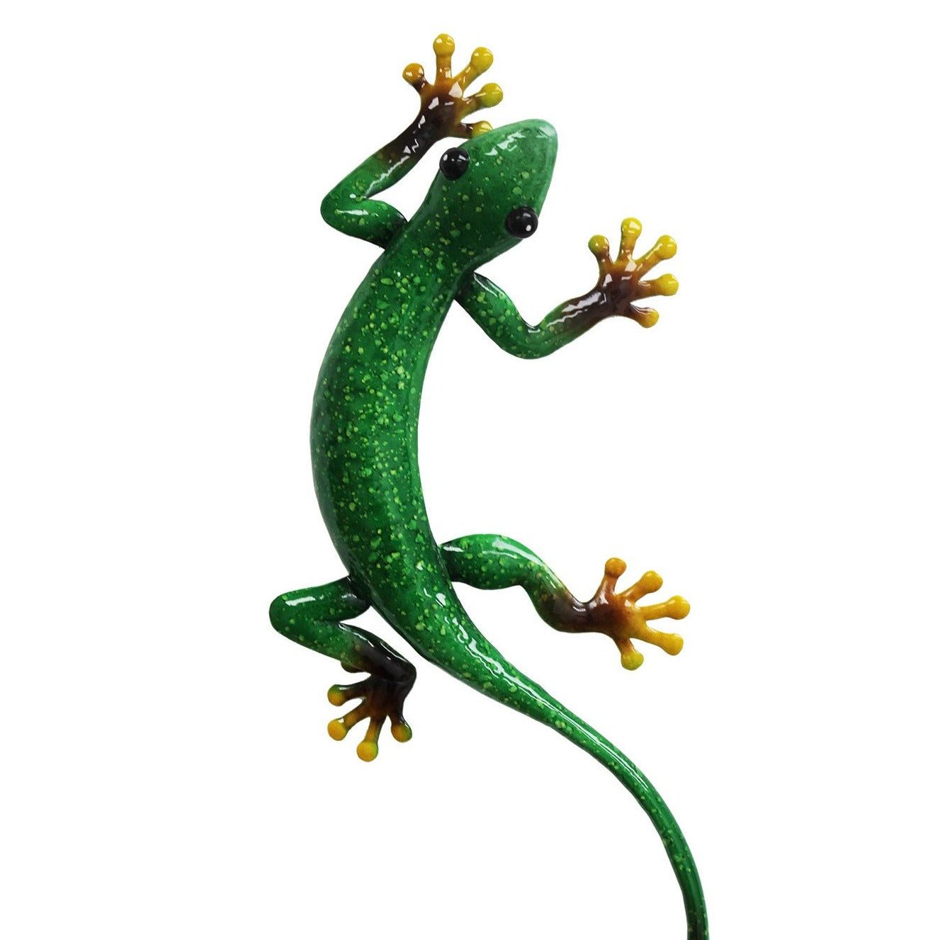 Primus Metal Gecko Wall Art Green 44cm