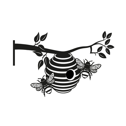 Primus Metal Beehive Tree Silhouette