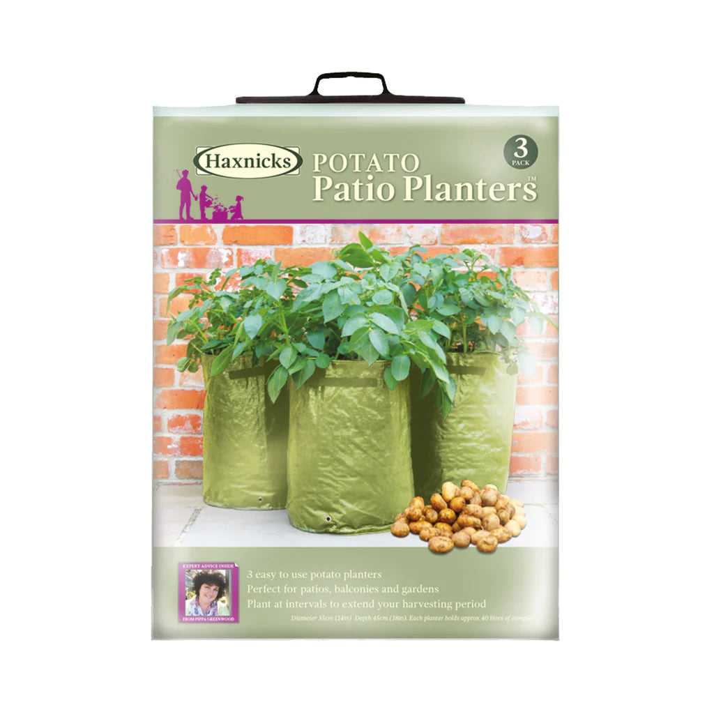 Haxnicks Potato Patio Planter x3