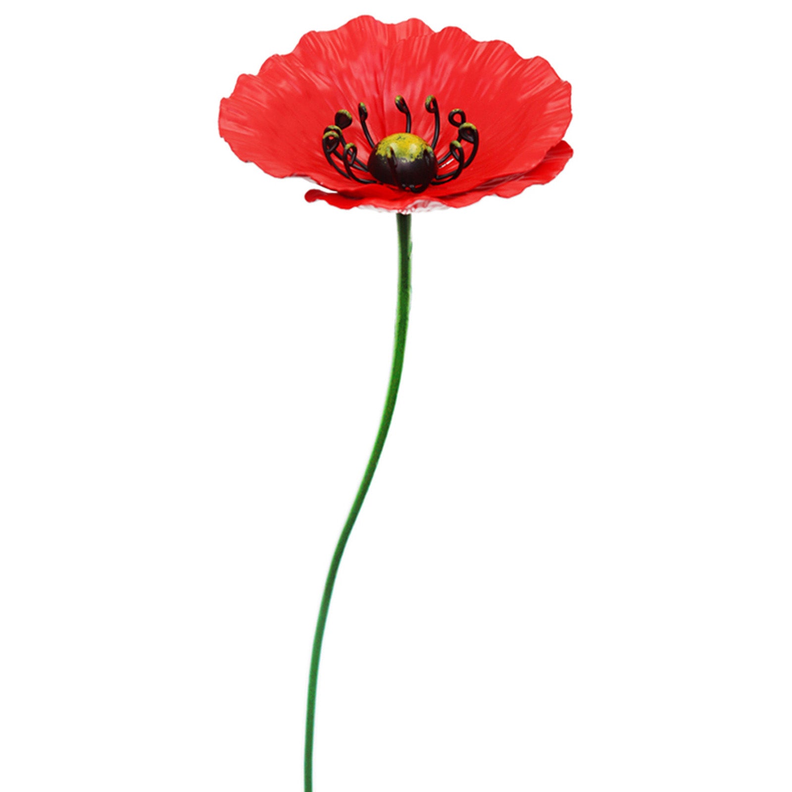 Primus Small Metal Poppy Garden Stake
