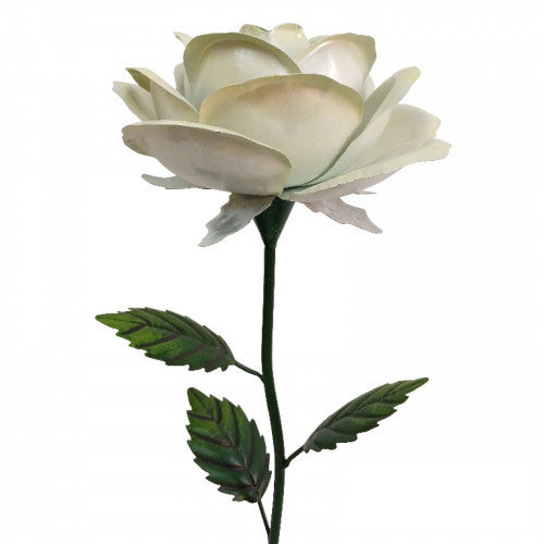 Primus 1.2m Giant Metal White Rose Garden Stake