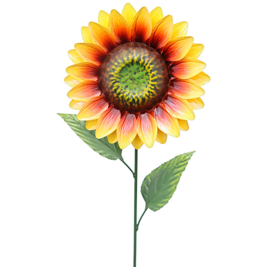 Primus Medium Metal Sunflower Garden Stake 83cm