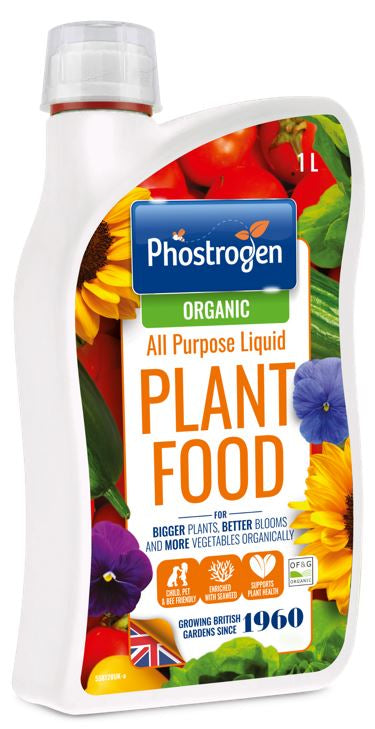 Phostrogen Organic All Purpose Liquid Plant Food 1L