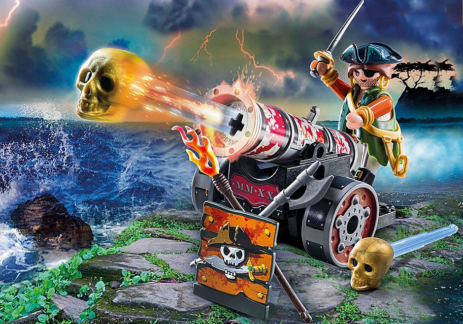 Playmobil Pirates Pirate with Cannon
