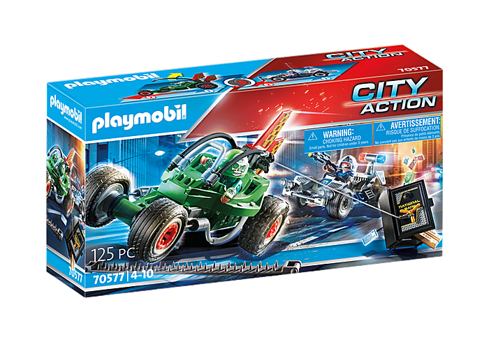Playmobil City Action Police Go-Kart Escape