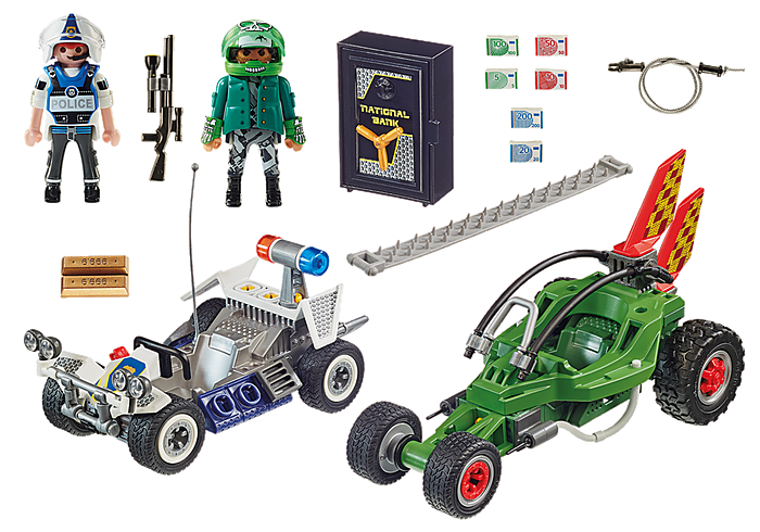 Playmobil City Action Police Go-Kart Escape