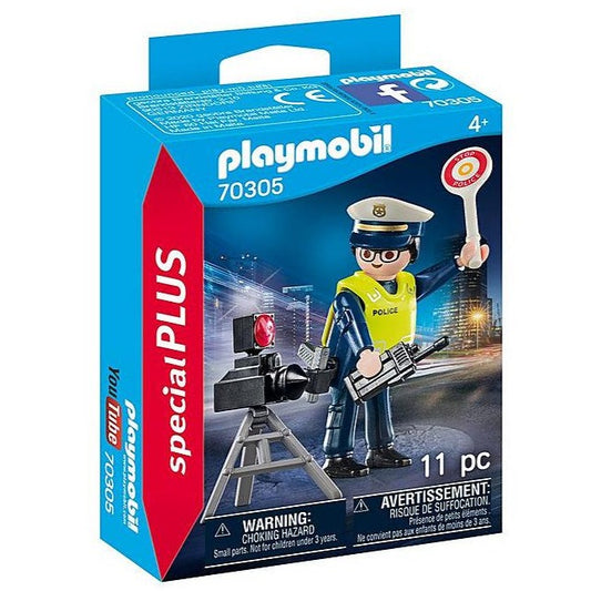Playmobil Special Plus Police Officer w/ Speed Trap