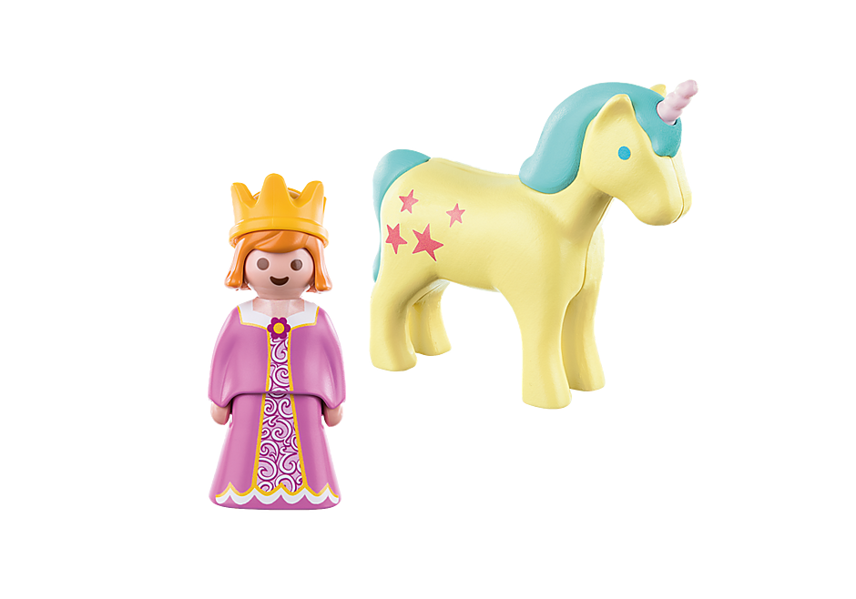 Playmobil 1.2.3 Princess with Unicorn