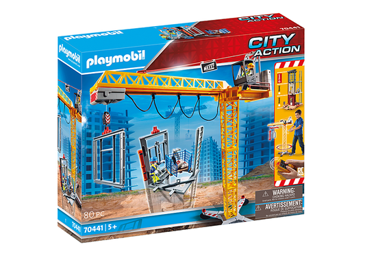 Playmobil City Action RC Crane with Building Section
