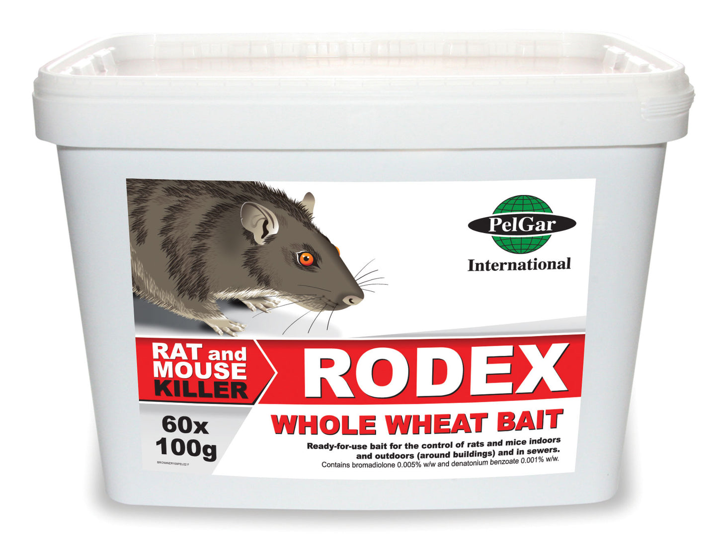 Rodex Rat Bait 60x100g Sachets