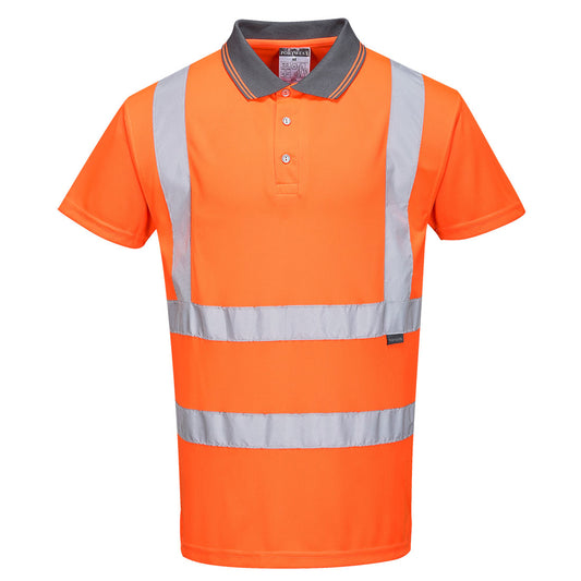 Portwest RT22 Hi-Vis Short Sleeve Polo Shirt