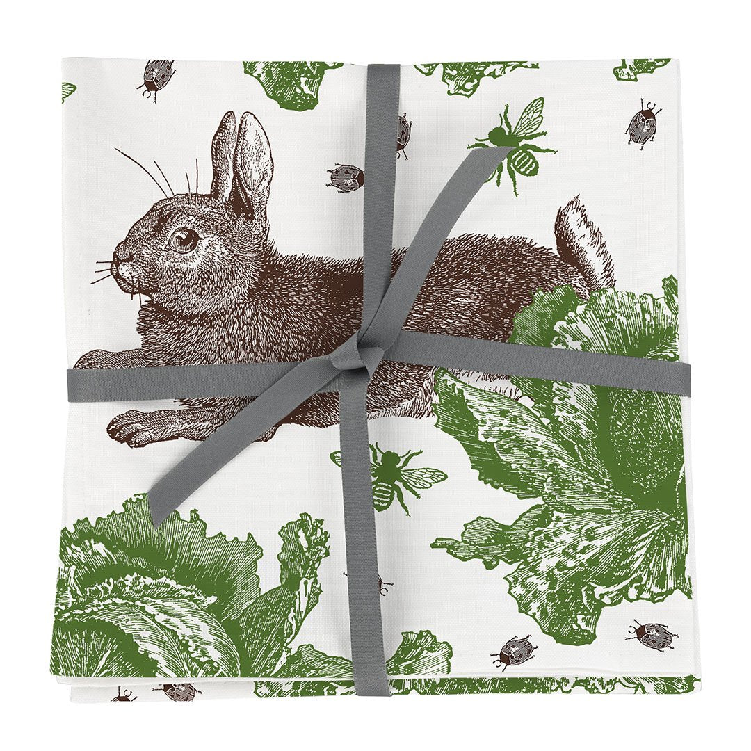 Thornback & Peel Rabbit & Cabbage Napkins