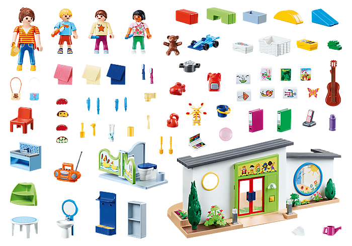 Playmobil Pre-School Rainbow Daycare