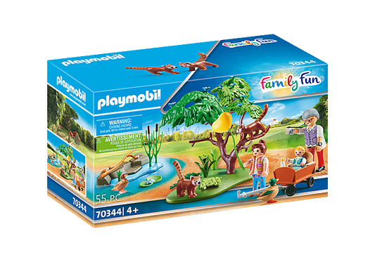 Playmobil Family Fun Red Panda Habitat