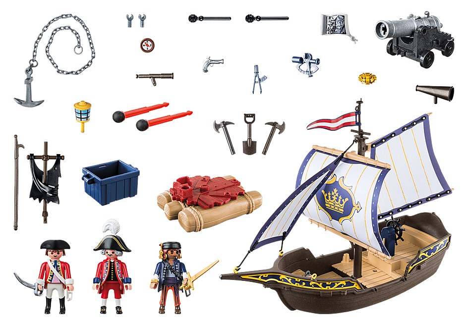 Playmobil Pirates Redcoat Caravel