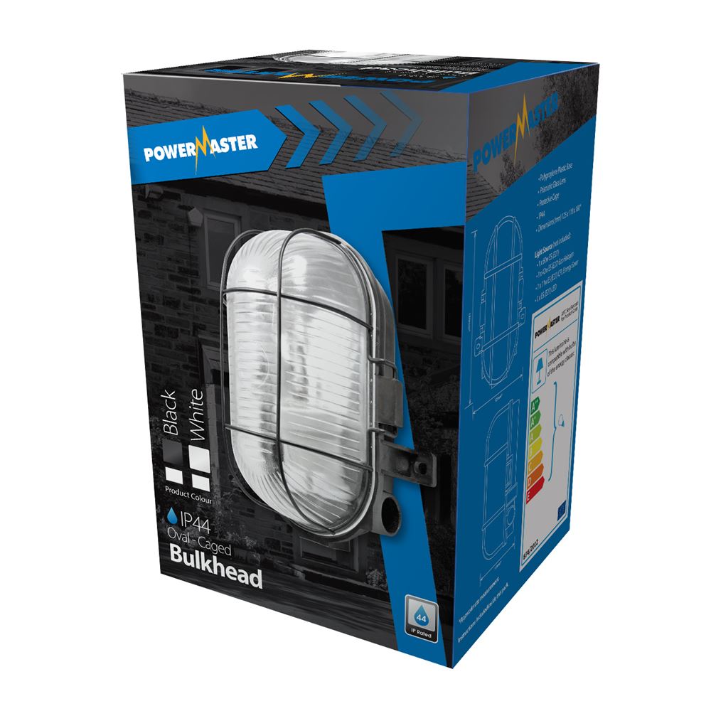 Powermaster Oval Bulkhead Wall Light