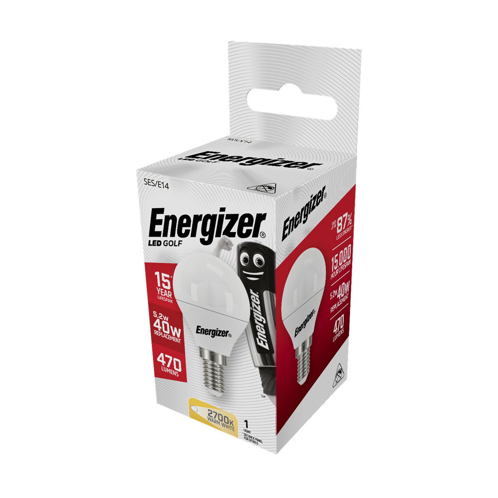 Energizer LED Golf SES/E14 Warm White 470lm 40W