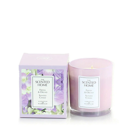 Ashleigh & Burwood Scented Home Freesia & Orchid Candle Jar