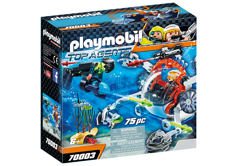 Playmobil Top Agents SPY TEAM Sub Bot