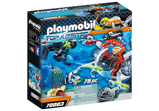 Playmobil Top Agents SPY TEAM Sub Bot
