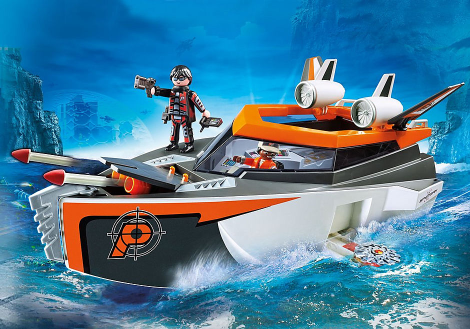 Playmobil Top Agents SPY TEAM Turboship