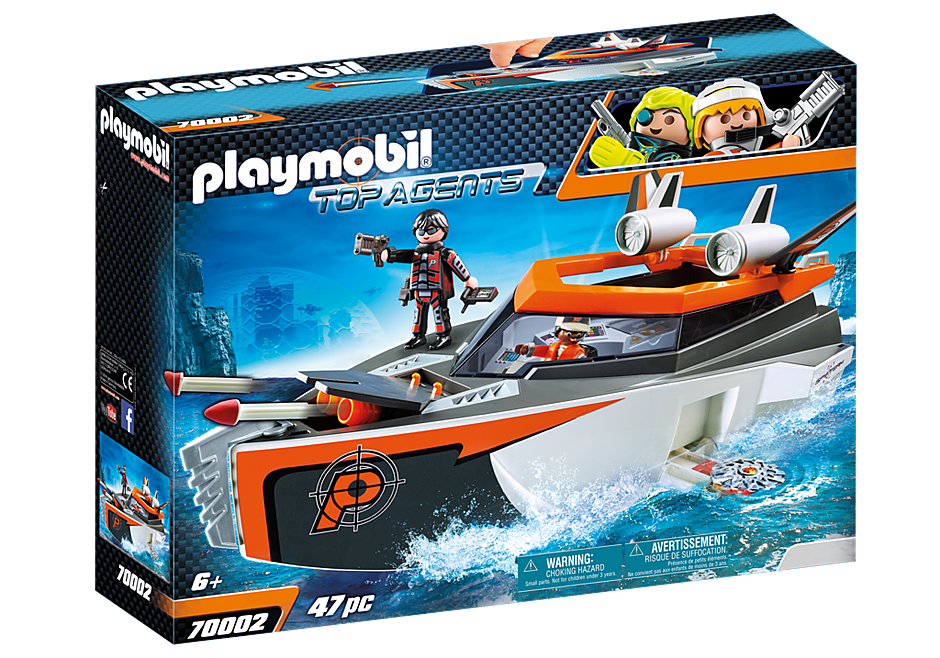 Playmobil Top Agents SPY TEAM Turboship