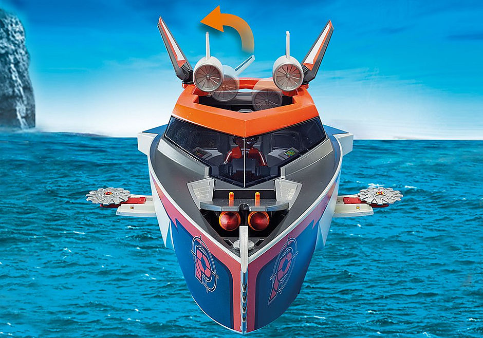 Playmobil Top Agents SPY TEAM Turboship