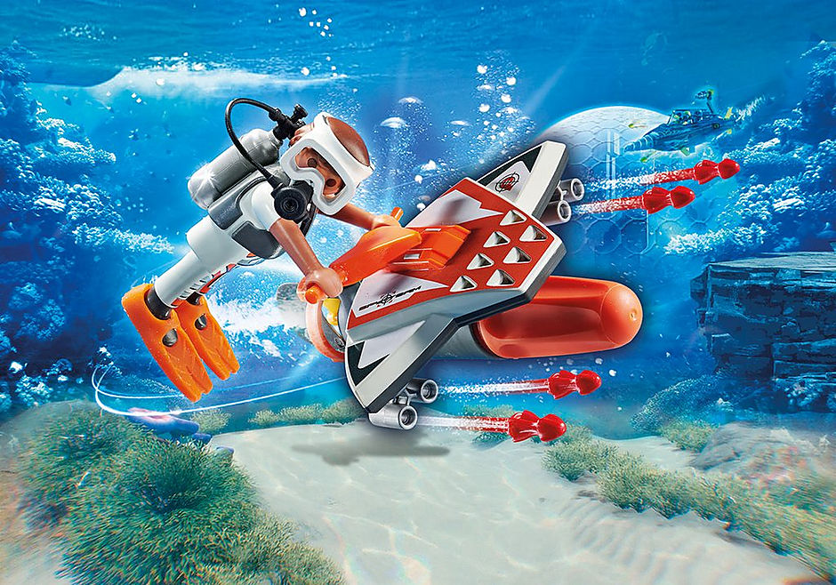 Playmobil Top Agents SPY TEAM Underwater Wing