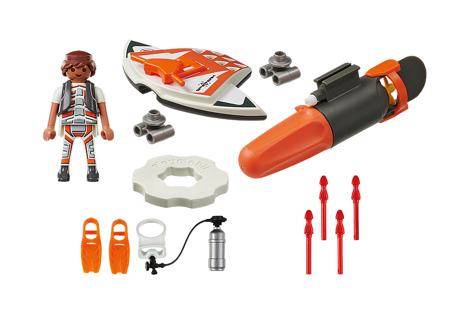 Playmobil Top Agents SPY TEAM Underwater Wing