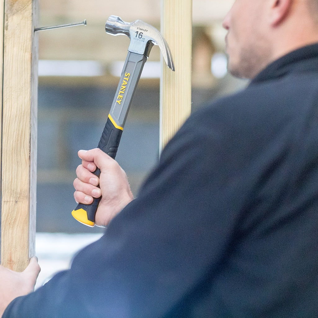 Stanley Fibreglass Claw Hammer 450g