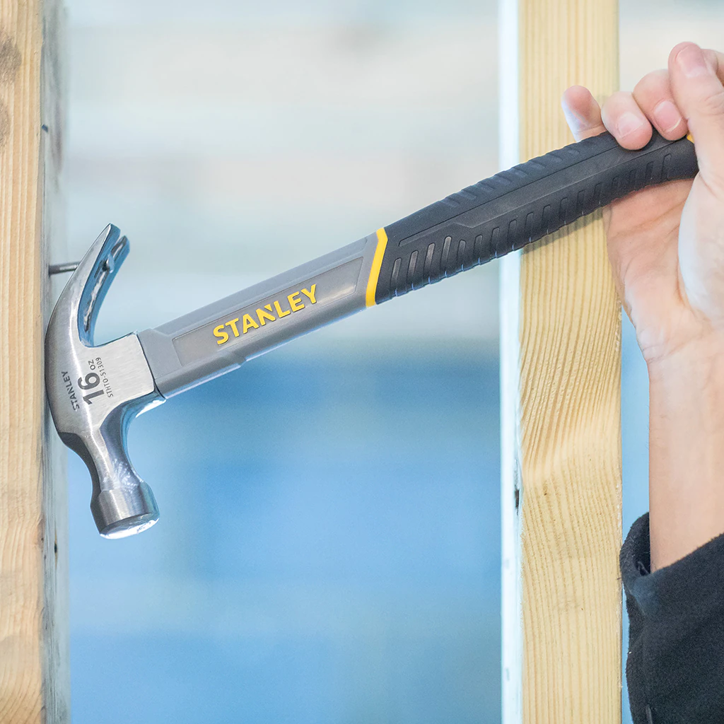 Stanley Fibreglass Claw Hammer 450g