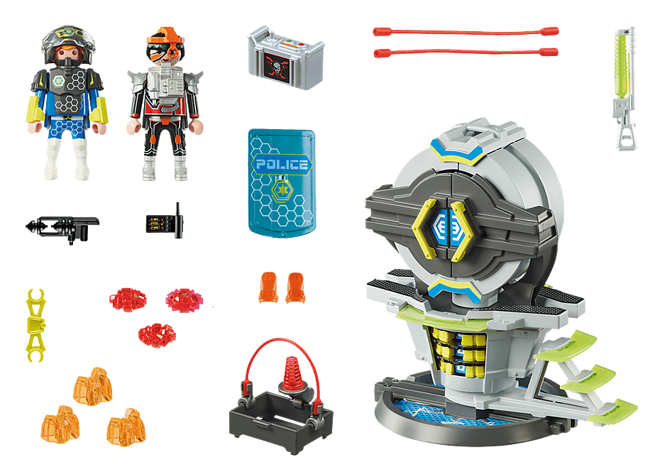 Playmobil Galaxy Police Safe with Secret Code