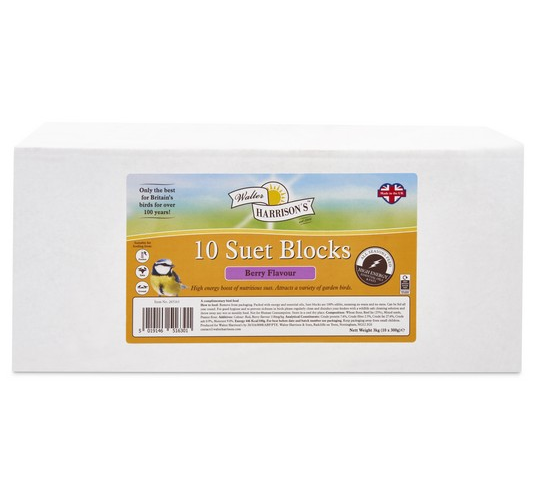 Harrisons Suet Block With Berries Box 10x300g