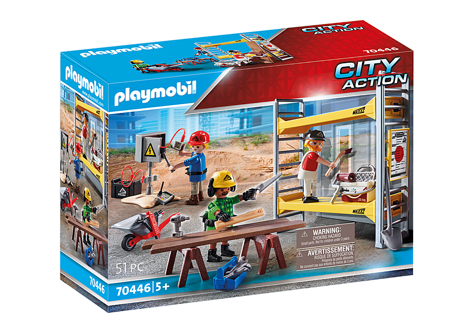 Playmobil City Action Scaffolding with Workers