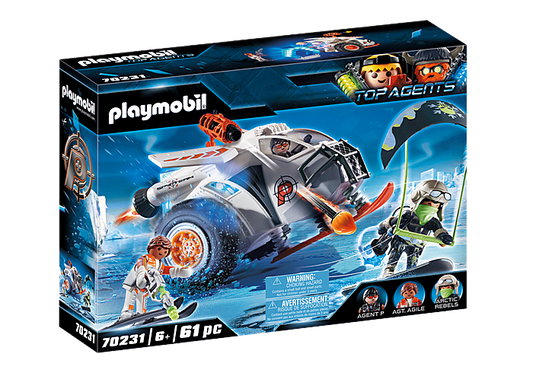 Playmobil Top Agents V Spy Team Snow Glider