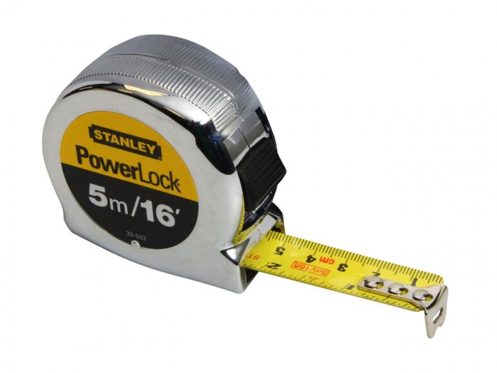 Stanley Micro Powerlock Measuring Tape 5m/16ft