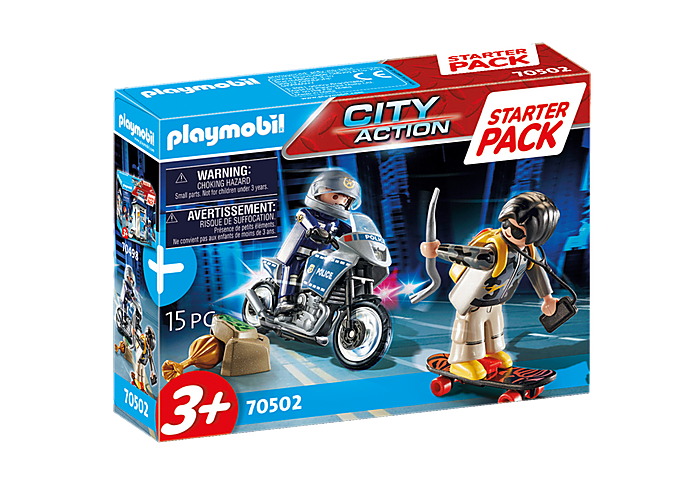 Playmobil City Action Starter Pack Police Chase