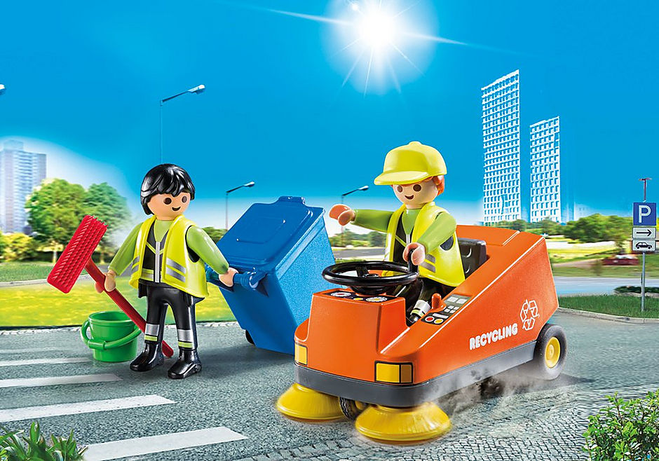 Playmobil City Life Street Sweeper