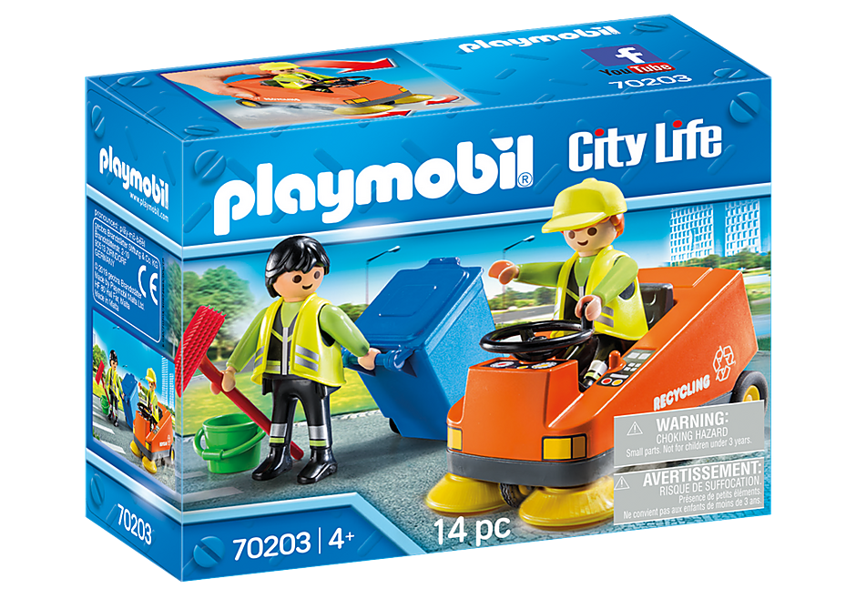 Playmobil City Life Street Sweeper