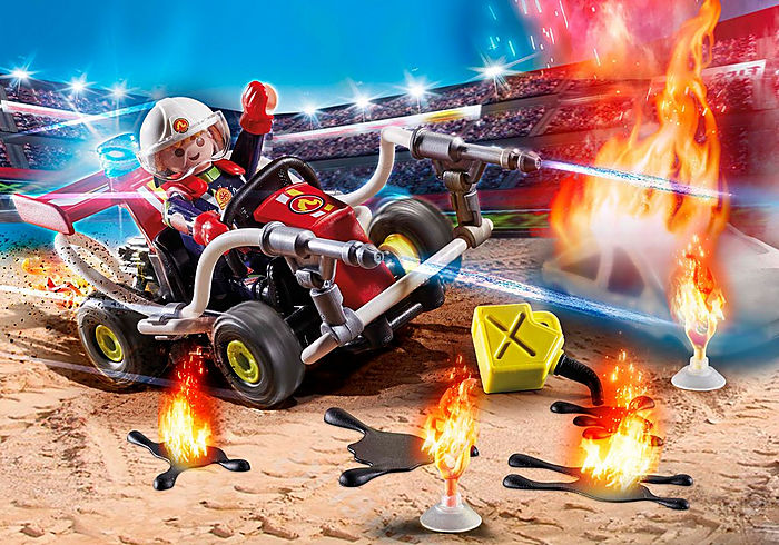Playmobil Stunt Show Fire Quad