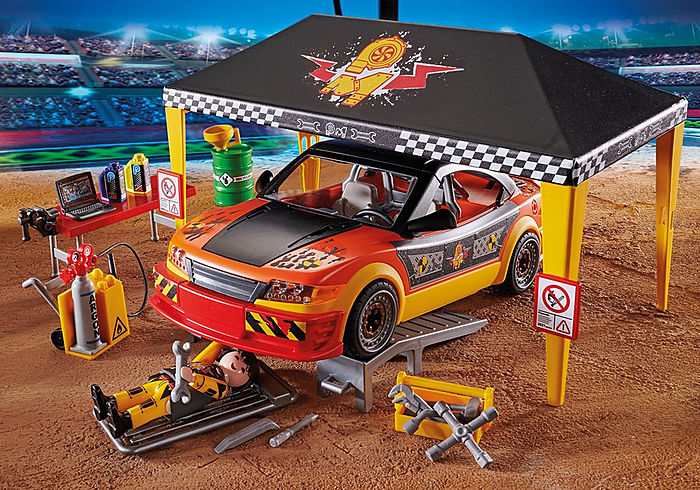 Playmobil Stunt Show Service Tent