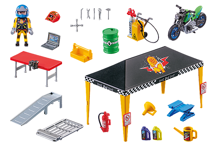 Playmobil Stunt Show Service Tent