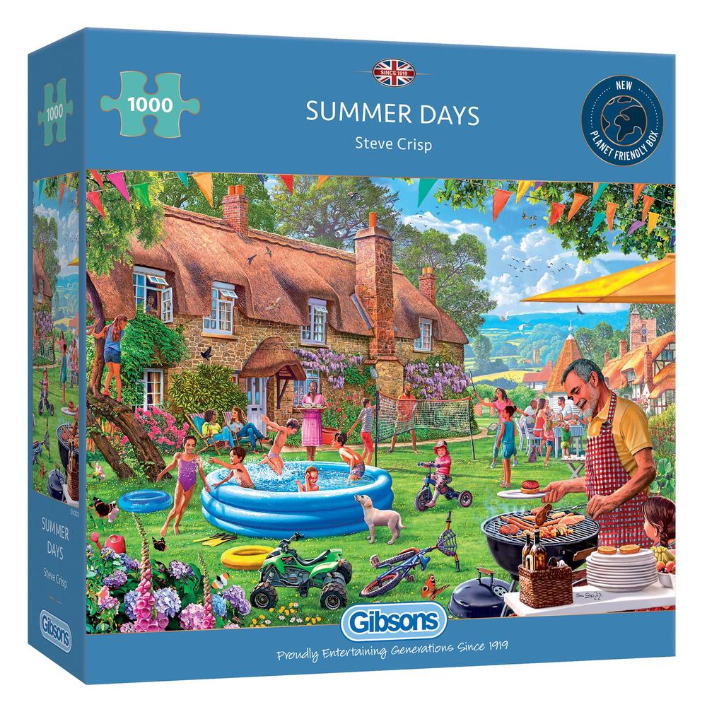 Gibsons Summer Days 1000 Piece Jigsaw