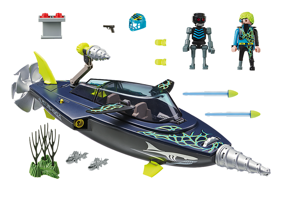 Playmobil Top Agents TEAM S.H.A.R.K. Drill Destroyer