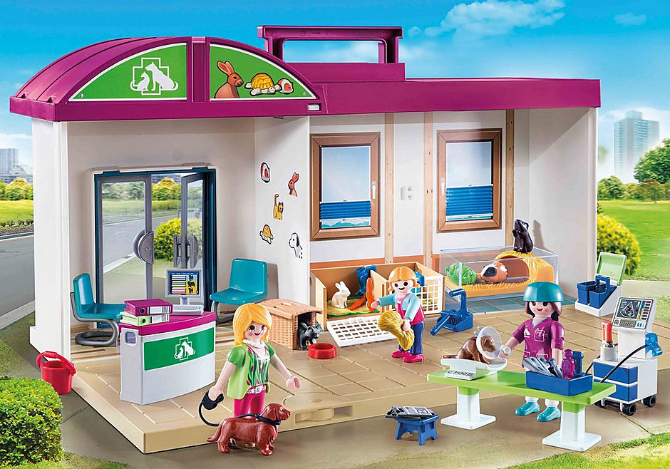 Playmobil City Life Take Along Vet Clinic